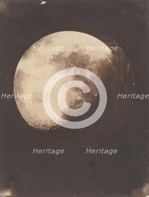 The Moon, 1857-60. Creators: John Adams Whipple, James Wallace Black.