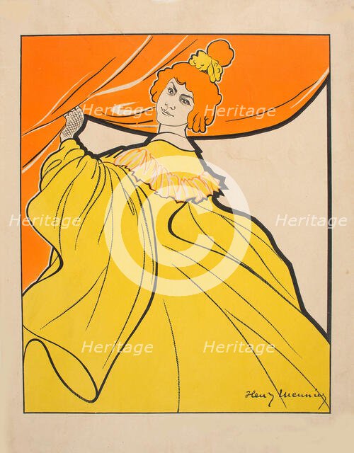 Odette Dulac, c. 1900. Creator: Meunier, Henri Georges (1873-1922).