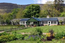 Victorian walled garden, The Potting Shed cafe and restaurant, Applecross, Scotland.