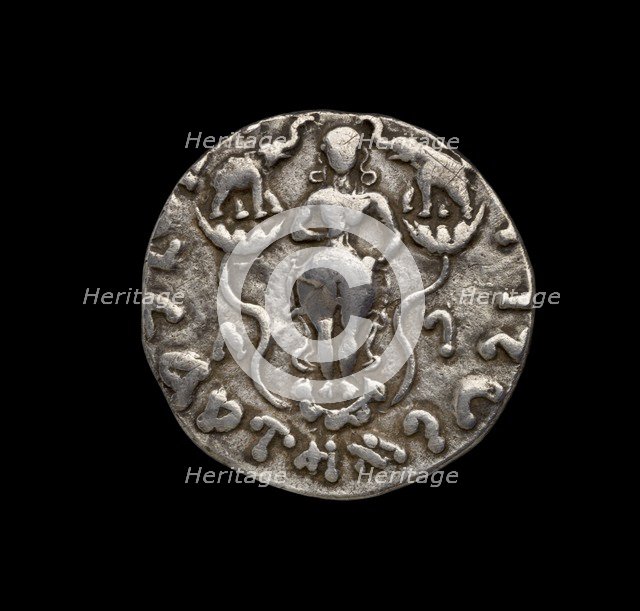 Indo-Scythian Coin, 50 BC-30 BC. Artist: Unknown.