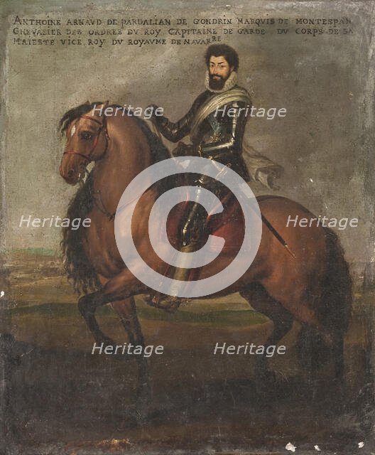 Antoine Arnaud de Pardaillan, Seigneur de Gondrin, Marquis de Montespan (1562-1624). Creator: Bourgeoys, Marin le (c. 1550-1634).