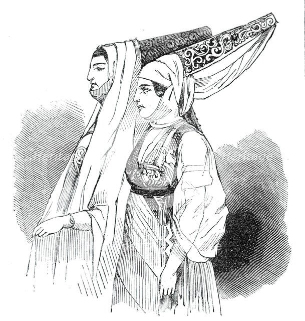 Women of Morocco, 1844. Creator: Unknown.