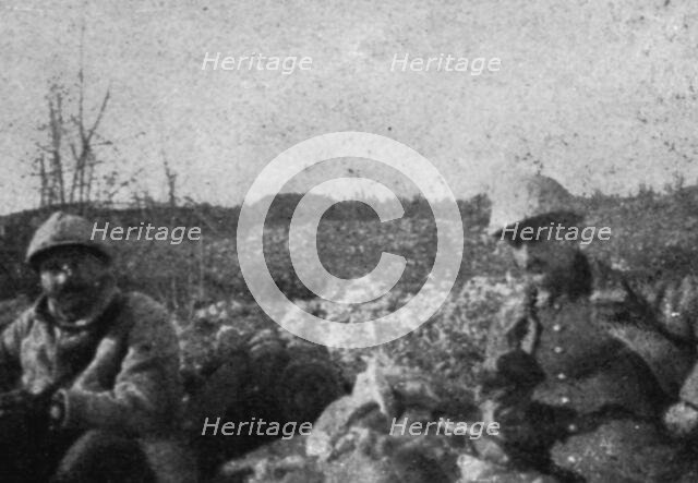 'Une semaine de combats sur la rive gauche de la Meuse; 15 mars (17 h. 30)..., 1916. Creator: Unknown.