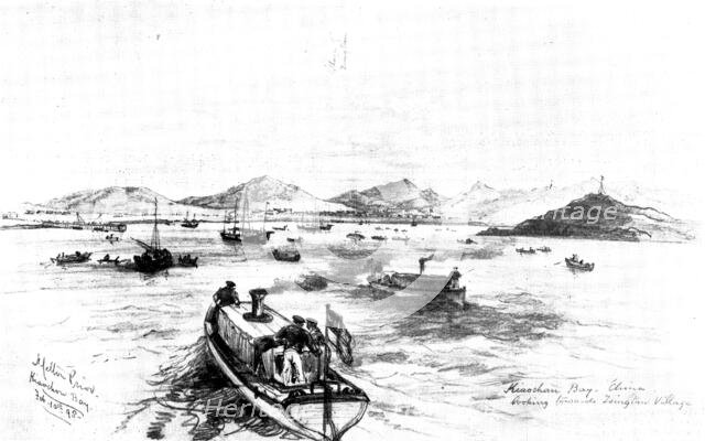 The Chinese Question - Kiao-Chau, Germany's newly acquired station: view of the bay..., 1898. Creator: Unknown.