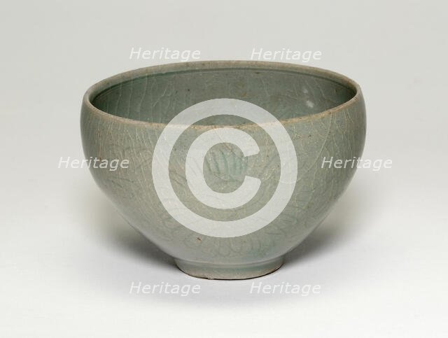 Small Bowl with Peony Flowers, Korea, Goryeo dynasty (918-1392), early 11th century. Creator: Unknown.