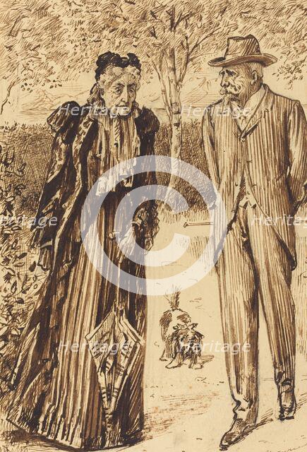 The Woman That Was. Creator: George du Maurier.