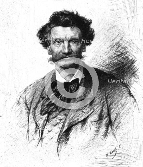 'Carl Von Piloty', c1880-83. Creator: W Hecht.