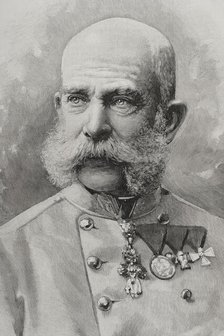 Franz Joseph, Emperor of Austria, King of Hungary, Croatia and Bohemia, 1898.  Creator: Unknown.