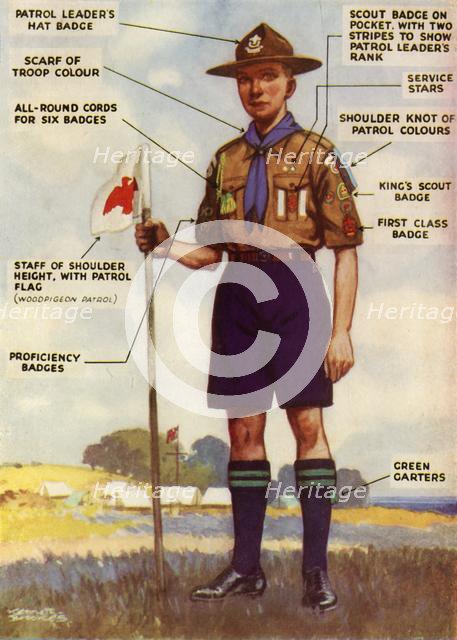 'Boy Scout Uniform and Badges', 1944. Creator: Kenneth Brookes.
