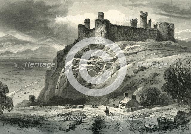 'Harlech Castle', c1870.