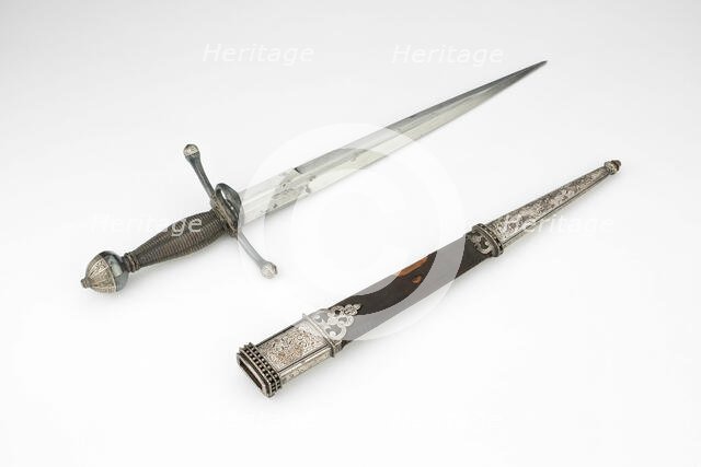Parrying Dagger with Scabbard, Dresden, 1590/1600. Creator: Unknown.