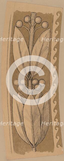 Study for a Border Design, 1890/1897. Creator: Charles Sprague Pearce.