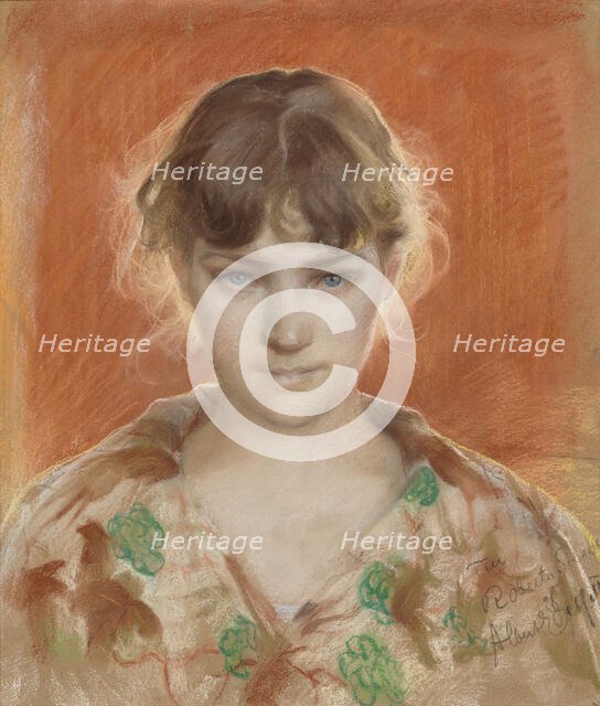 Parisian Model in a Dressing Gown (Parisian Model in Robe), 1885. Creator: Albert Edelfelt.