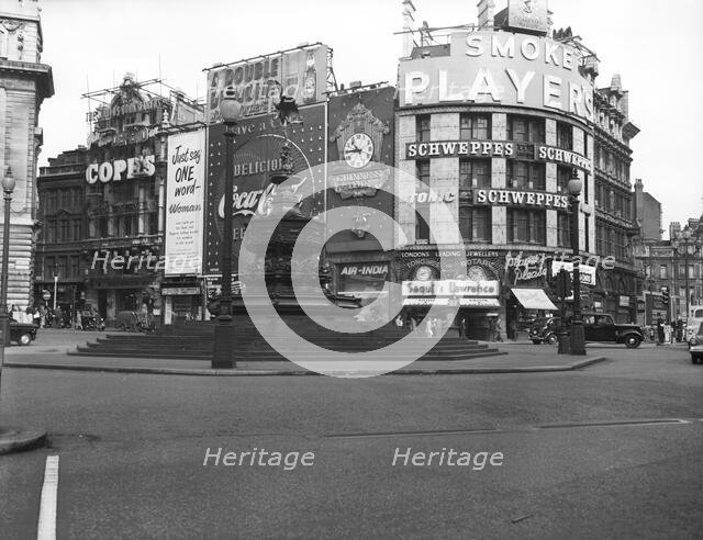 Piccadilly Circus, London, c1955. Creator: Arthur Charles Kirby Ware.