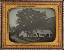House on a Hillside, c. 1850. Creator: Unknown.