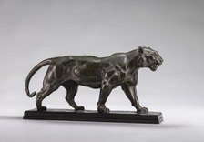 Walking Tiger, model 1841, cast by 1873. Creator: Antoine-Louis Barye.