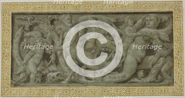 Frieze with Satyr, Nymph, and Putti, 1503/39. Creator: Unknown.