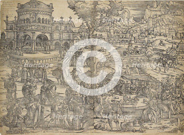 The feast of Herod, early 16th century. Artist: Sebald Beham.