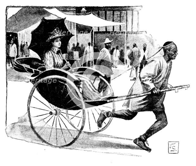 A Jinricksha, 1895. Creator: Unknown.