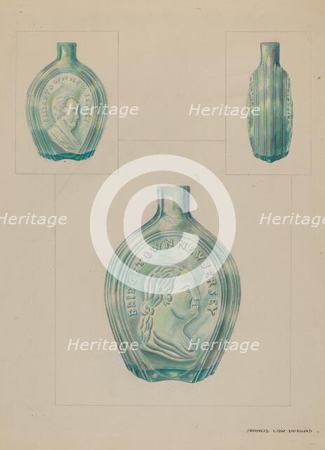 Bottle, c. 1936. Creator: Francis Law Durand.