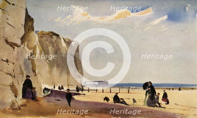 'Coast Scene, Normandy', c1860, (1934).  Creator: John Absolon.