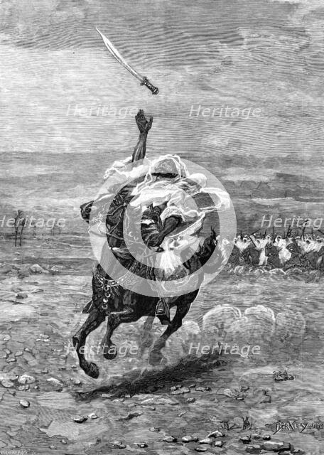 Exultation, drawn by S. Berkley, 1883. Creator: Eugène Froment.