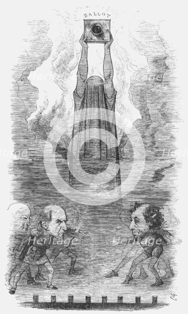 General election, (1874?).  Artist: Joseph Swain