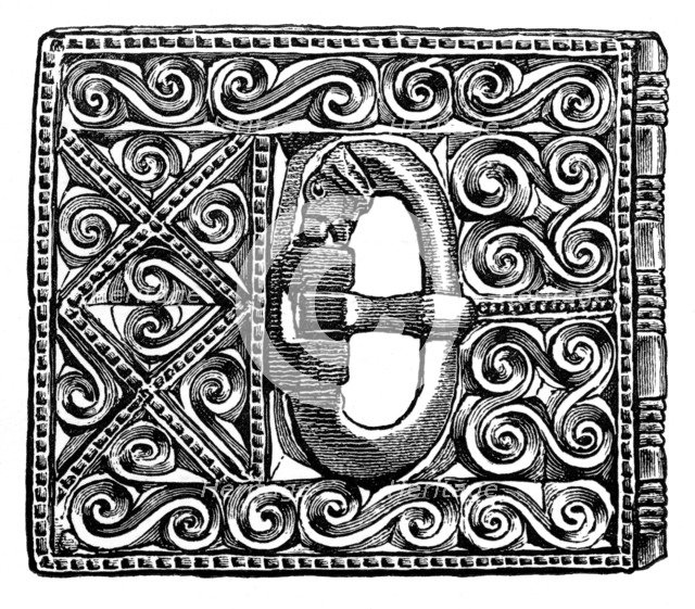 Buckle from Smithfield, London, 1893. Artist: Unknown