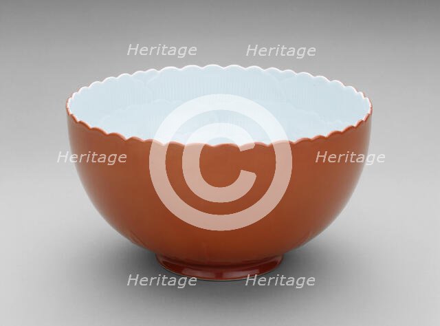Lobed Bowl, 1890/1900. Creator: Seifu Yohei.