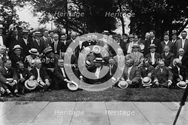 Congressmen visit Wilson, between c1910 and c1915. Creators: Bain News Service, George Graham Bain.