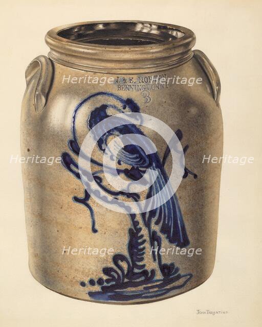 Jar, probably 1937. Creator: John Tarantino.