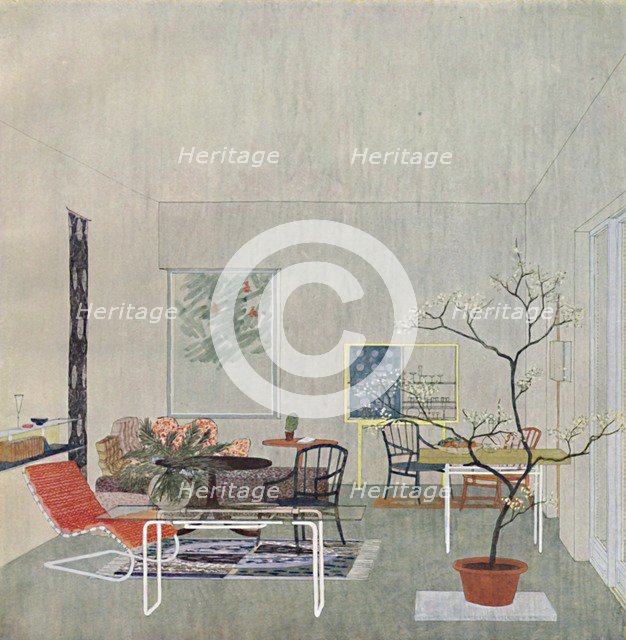 'A design for a Gartenraum by Georg Steinklammer of Vienna', 1935. Artist: Unknown.