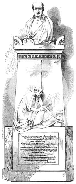 Monument to Sir James Mackintosh, in Westminster Abbey. Theed, sculptor, 1857. Creator: Unknown.