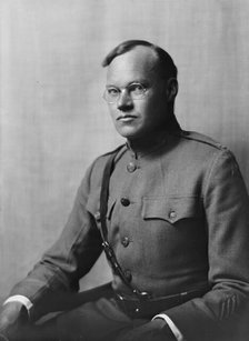 Major Scott, portrait photograph, 1919 July 2. Creator: Arnold Genthe.