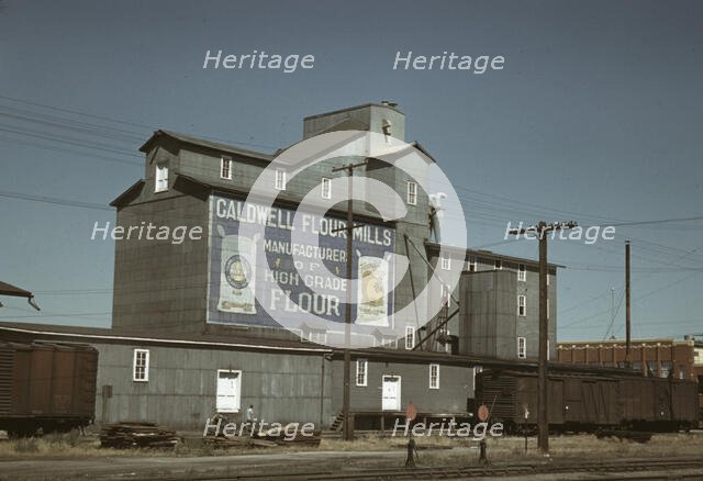 Flour mill, Caldwell, Idaho, 1941. Creator: Russell Lee.