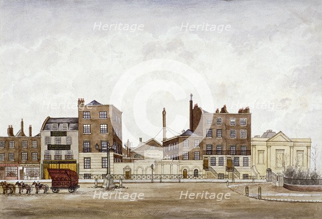 Maudsley, Sons and Field, engineers, 108 Westminster Bridge Road, Lambeth, London, c1840. Artist: Anon