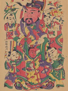 One hundred thirty-five woodblock prints including New Year's pictures (nianh..., 19th-20th century. Creator: Unknown.