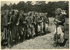 Algerian tirailleurs known as 'Turcos', First World War, 1915, (c1920). Creator: Unknown.
