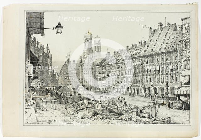 Munich, 1833. Creator: Samuel Prout.
