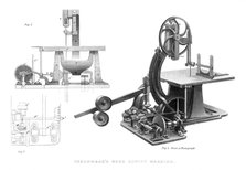 Greenwood's Wood Sawing Machine, 1886. Artist: Unknown