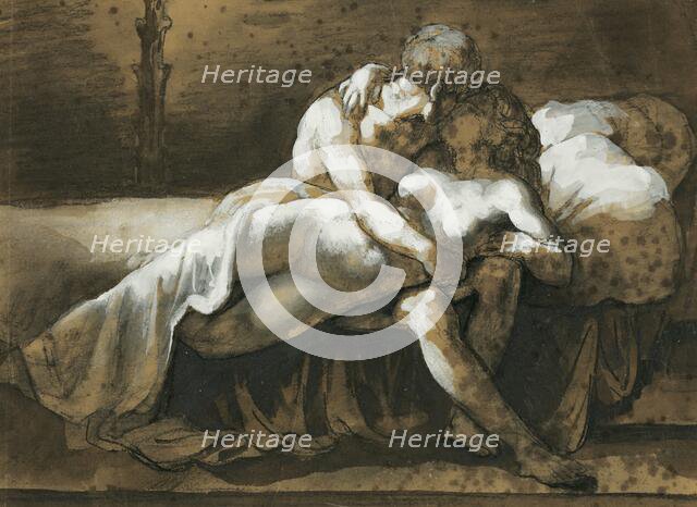 The Kiss, 1816. Creator: Theodore Gericault.