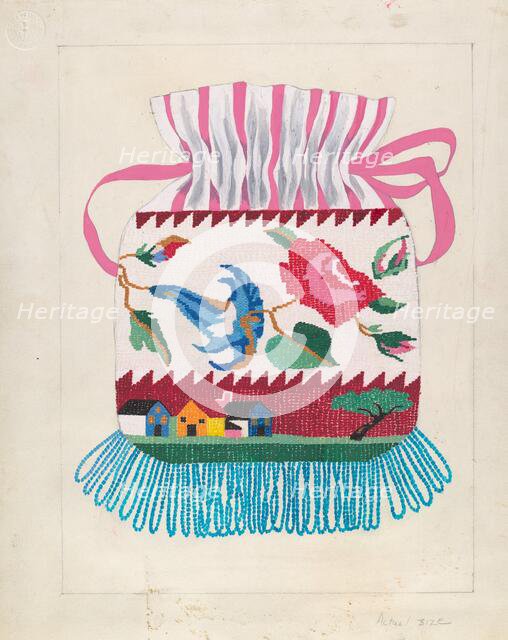 Purse, c. 1936. Creator: Mabel Ritter.