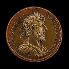 Lucius Verus, Emperor, reigned A.D. 161-169 [obverse]. Creator: Giovanni da Cavino.