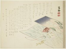 Rabbit and Fish, spring 1855. Creator: Shiko.