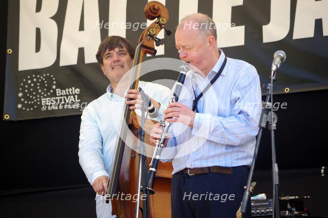 Alan Barnes Trio, Battle Jazz Weekend, Battle, East Sussex, 24 July 2022. Creator: Brian O'Connor.