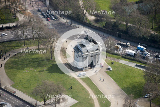 Wellington Arch, Constitution Hill, Westminster, London, c2015. Artist: Damian Grady.