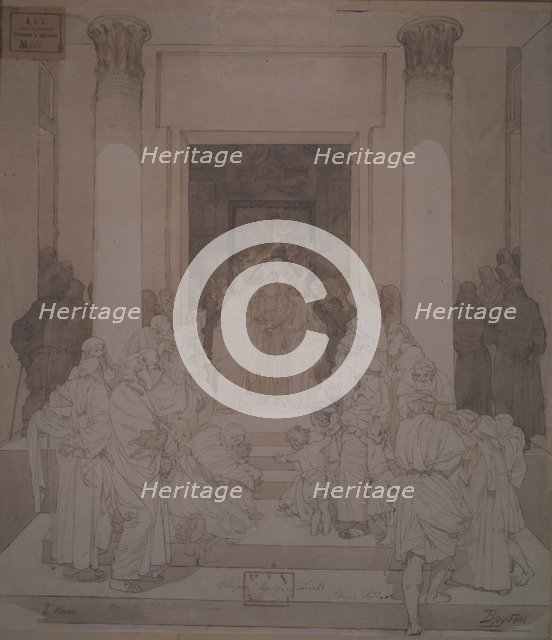 The Betrothal of Joseph and Mary. Artist: Vrubel, Mikhail Alexandrovich (1856-1910)