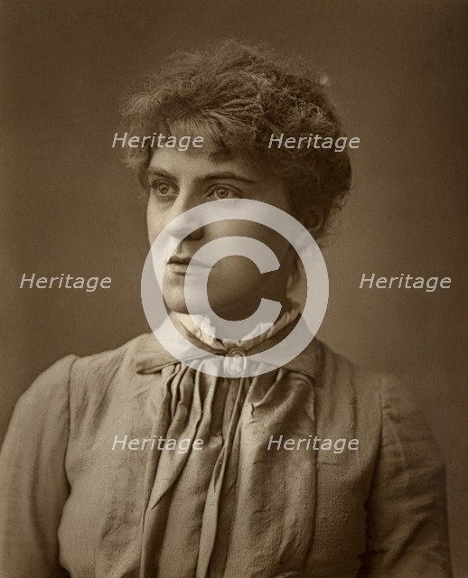 Janet Achurch, British actress and actor-manager, 1887. Artist: Ernest Barraud