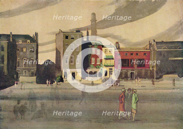 London in Spring, 19th century, (1938). Artist: George Sheringham