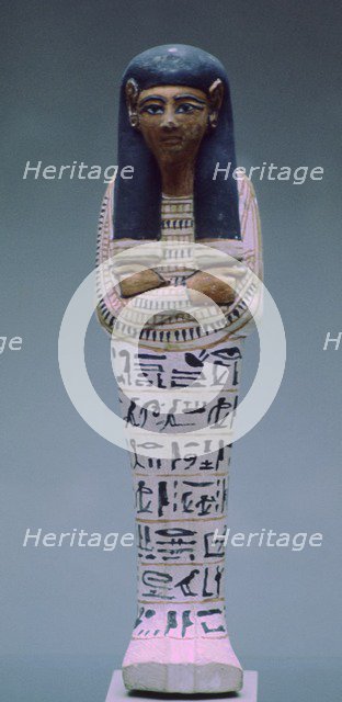 Egyptian Shabti figure. Artist: Unknown